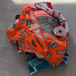 New with tags Victoria secret pink panties set of 20 size Medium